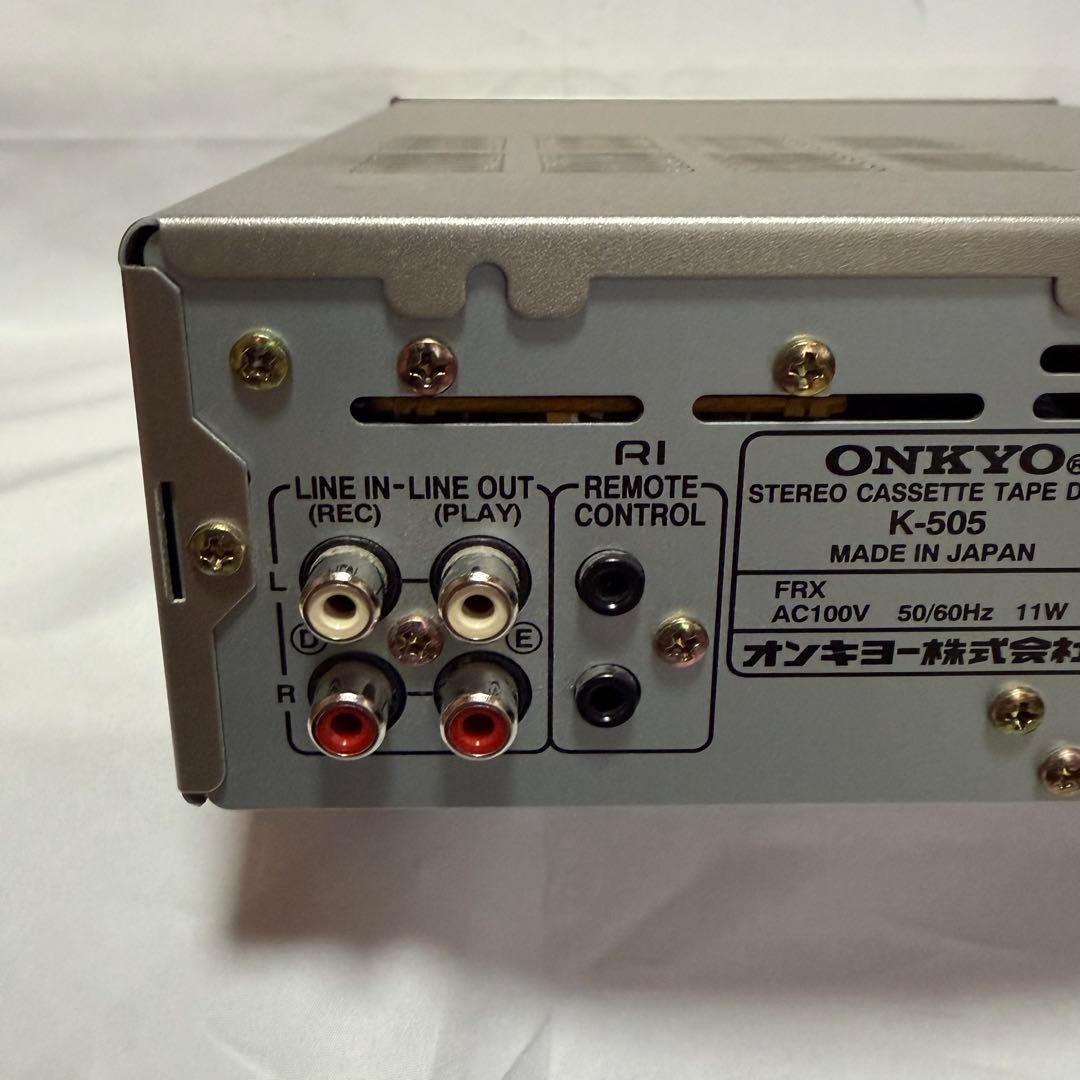 カセットテープデッキ オンキョーONKYO K-505
