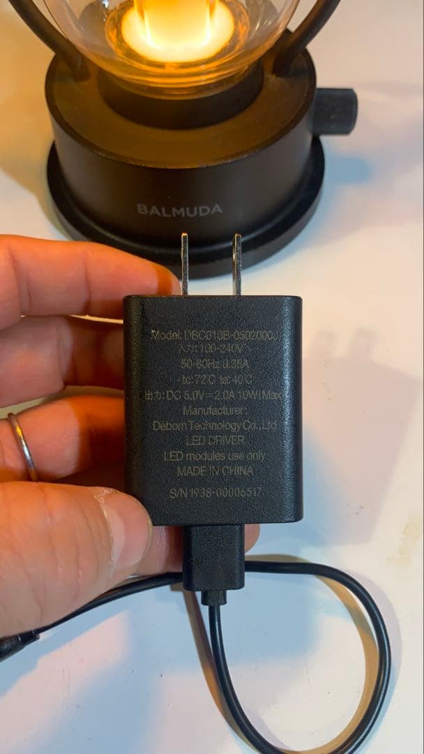 【美品】BALMUDA The Lantern L02A-BK バルミューダ