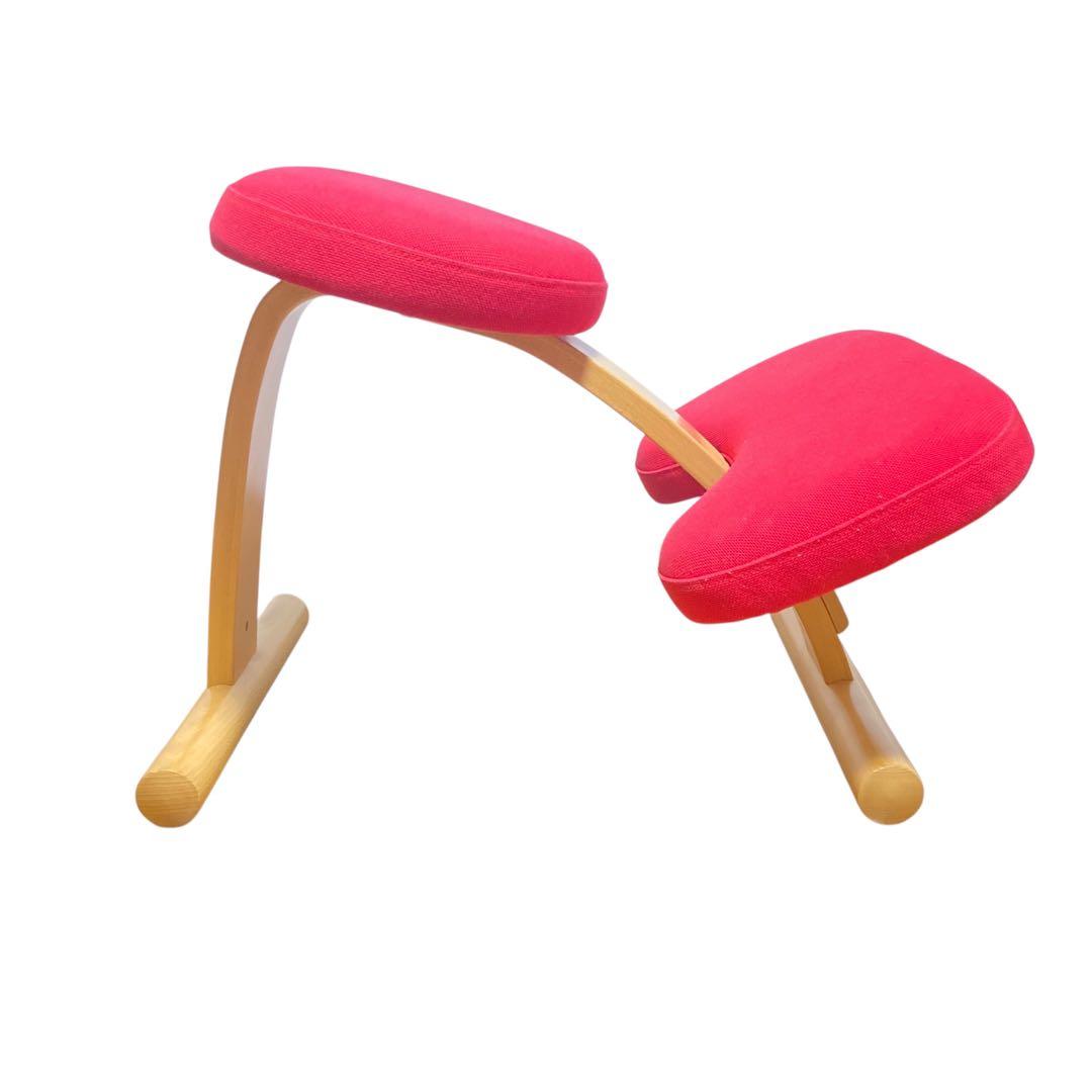 バランスチェア サカモトハウス balans Easy 赤 ショートフレーム