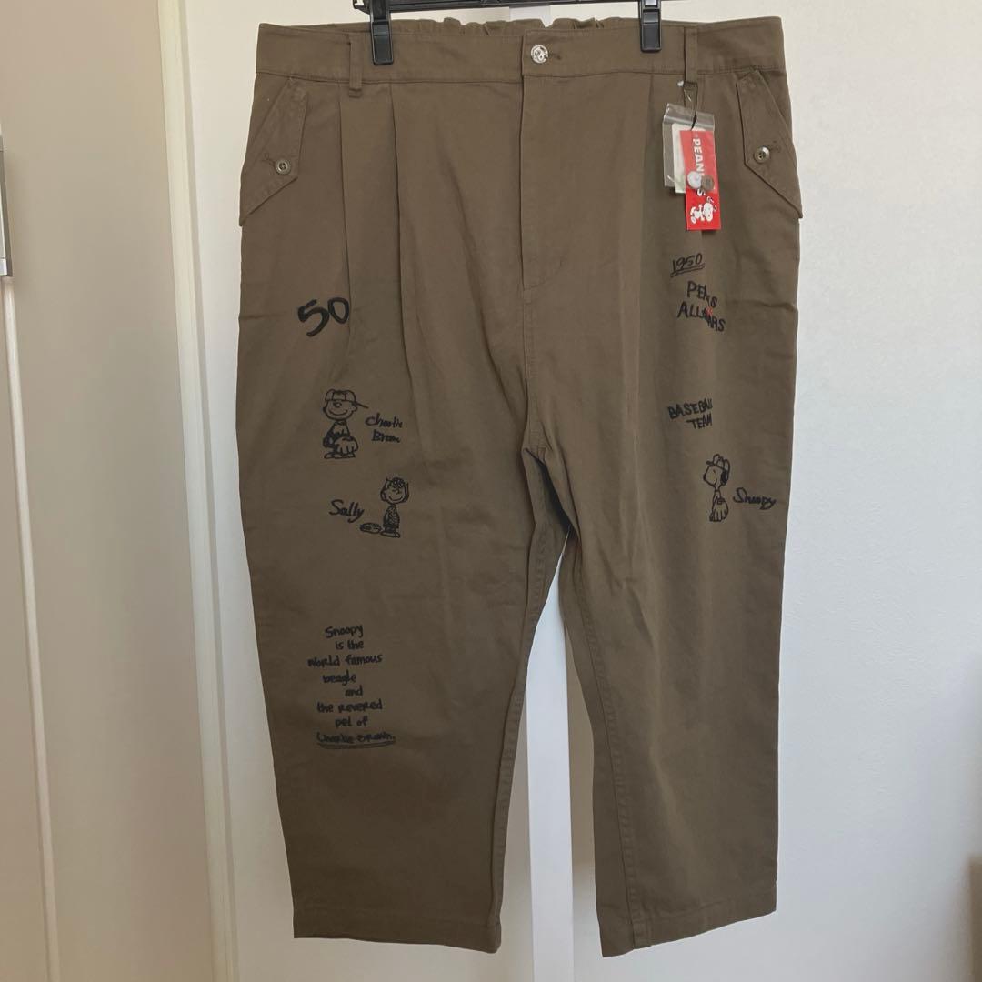 最終値下げ！【新品タグ付き】アズノウアズ×ピーナッツ　スヌーピーパンツ　ワイド