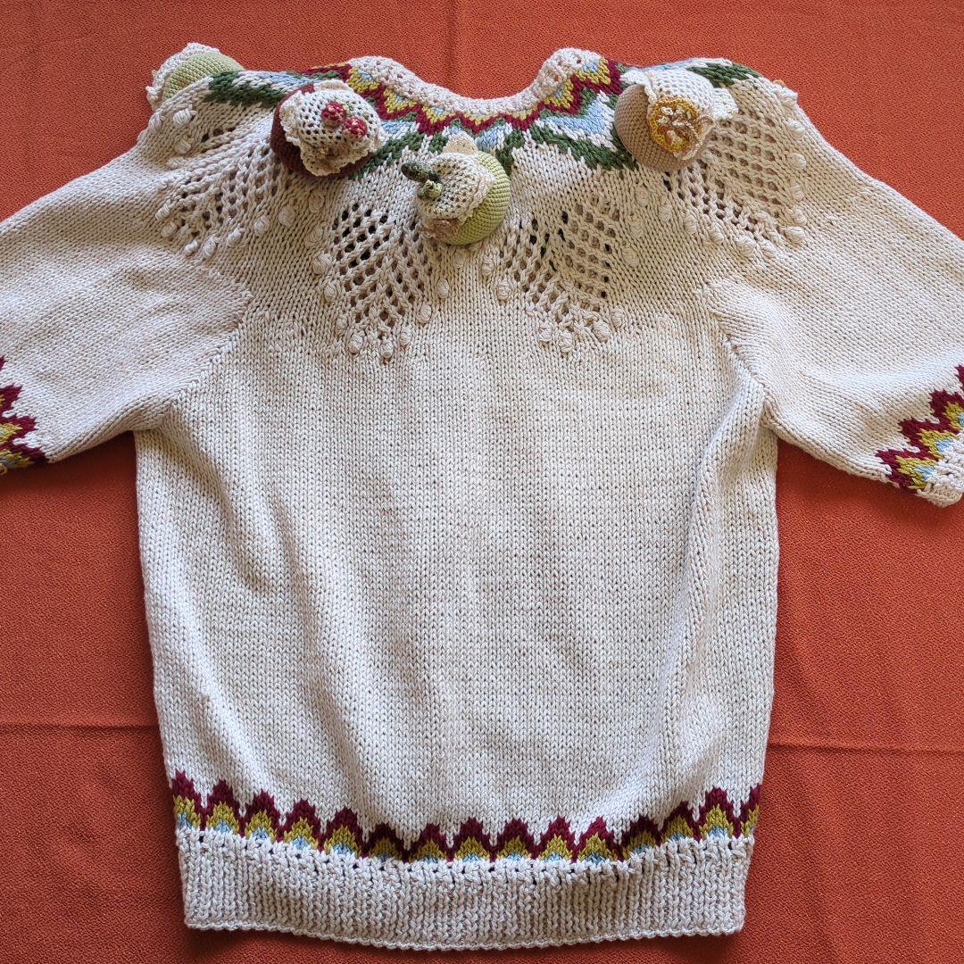 さえら風、カネコ、イサオ、セーター半袖、