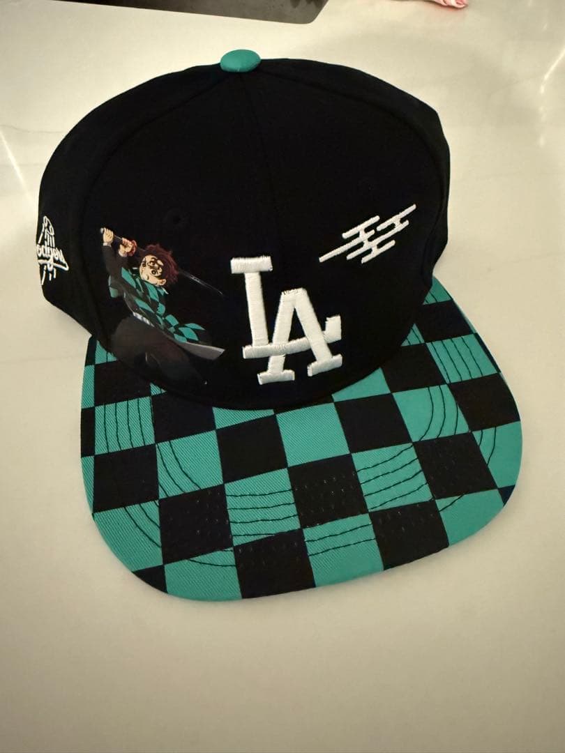 ロサンゼルス・ドジャース 鬼滅の刃（Demon Slayer)コラボ　キャップ