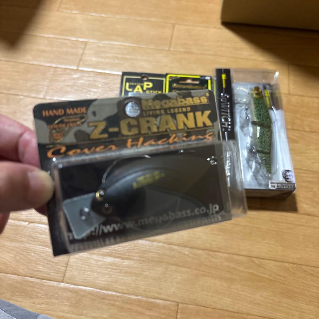 Megabass ルアーセット 4点 Z-CRANKはサイドガード付きレア物です