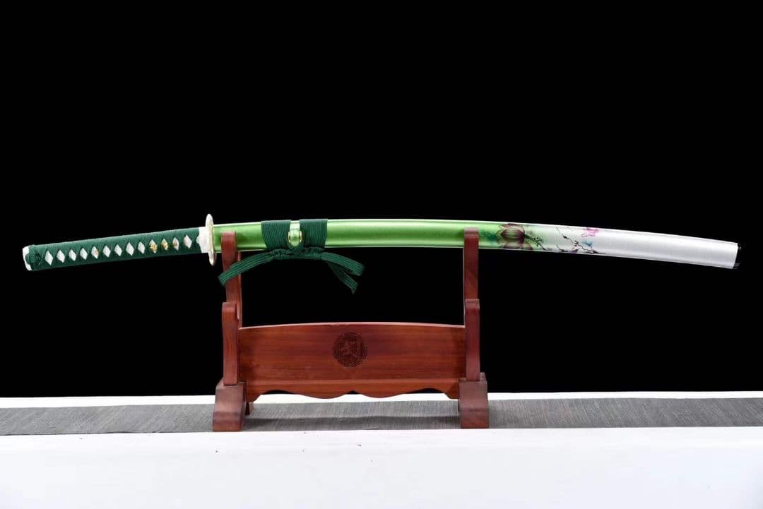 焼藍武士刀『好運蓮蓮』 武具　刀装具　日本刀　模造刀 居合刀