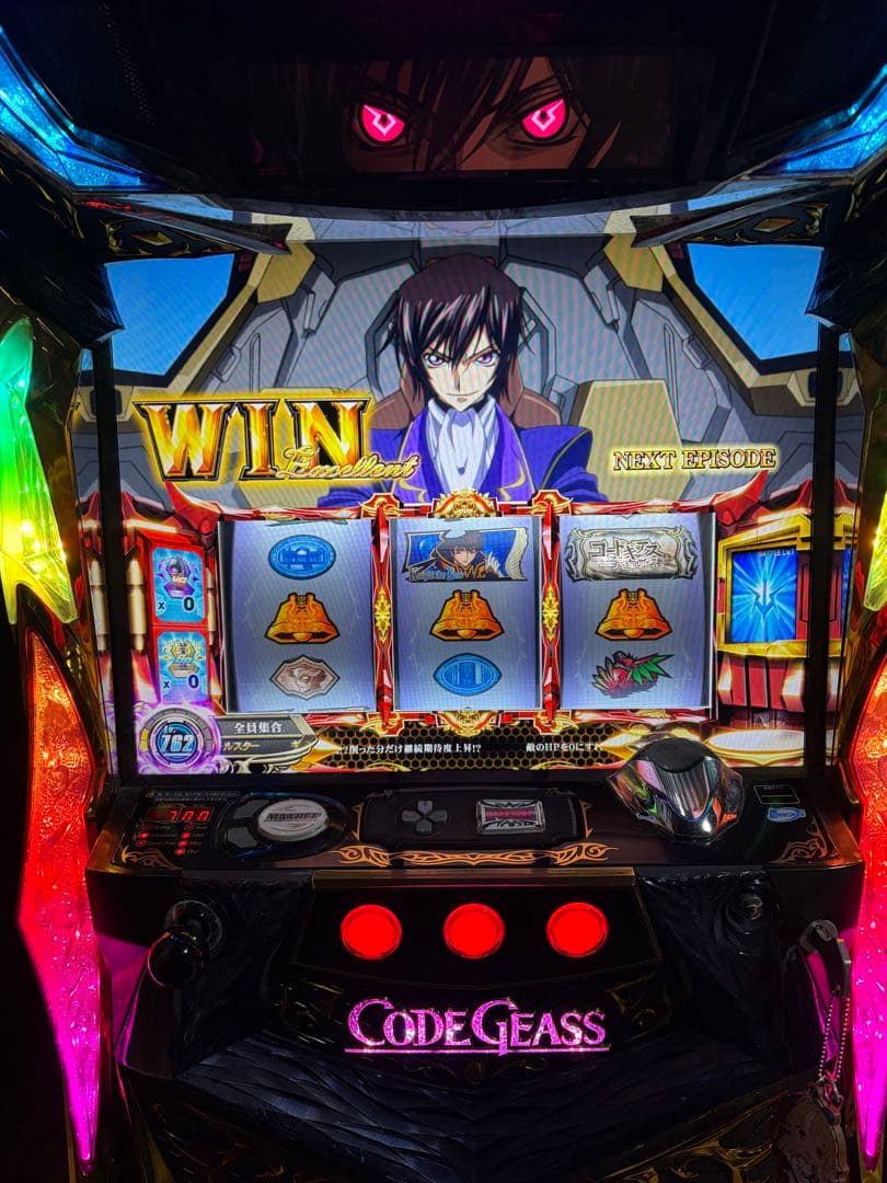 パチスロ　コードギアス　R2　不要機　データランプ付き