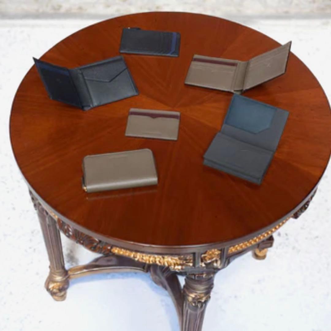 【新品】 バイカラー スリーブ付きビジネスカードケース ノービレレザー