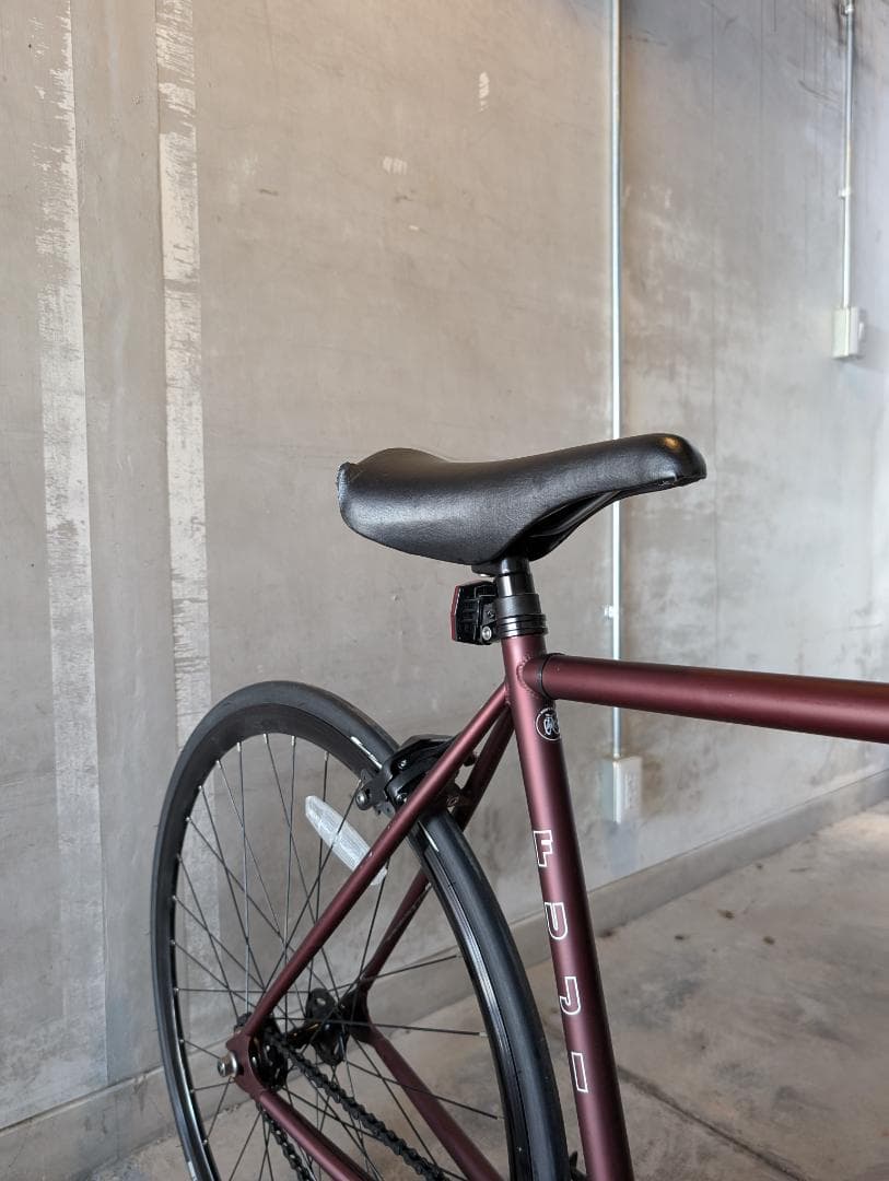 Fuji Feather シングルスピード バイク サイズ52 マットワイン