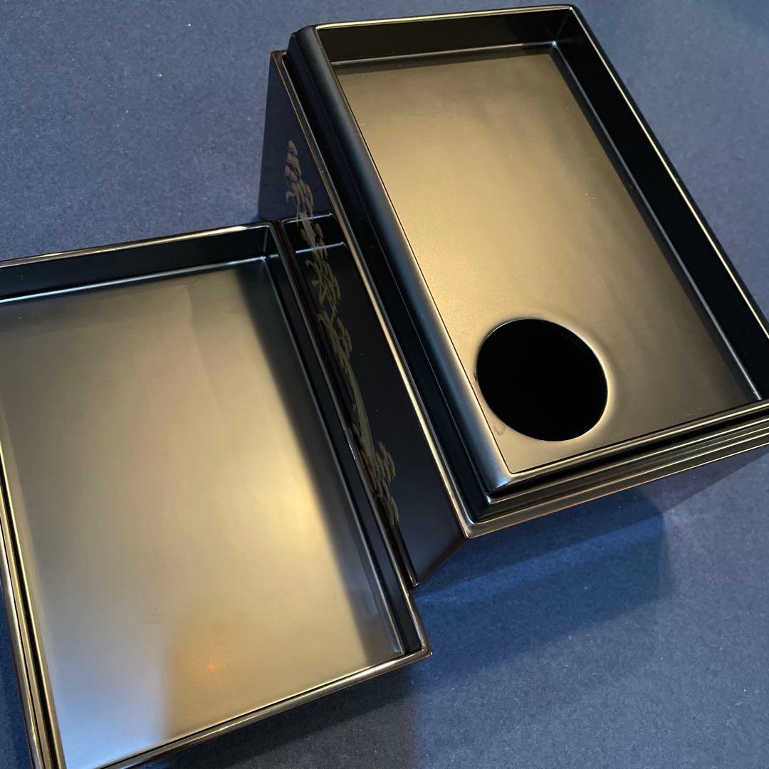 「茶箱」『溜塗の住吉蒔絵 利休茶箱』です。共箱※美品　茶道具