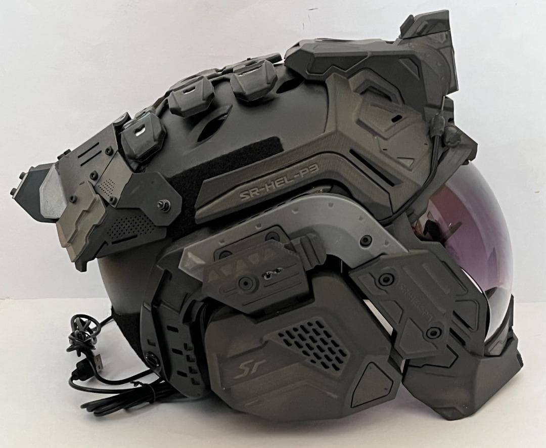 SRU SR-HEL-P3 タクティカルヘルメット 装飾パーツ付 FAN付