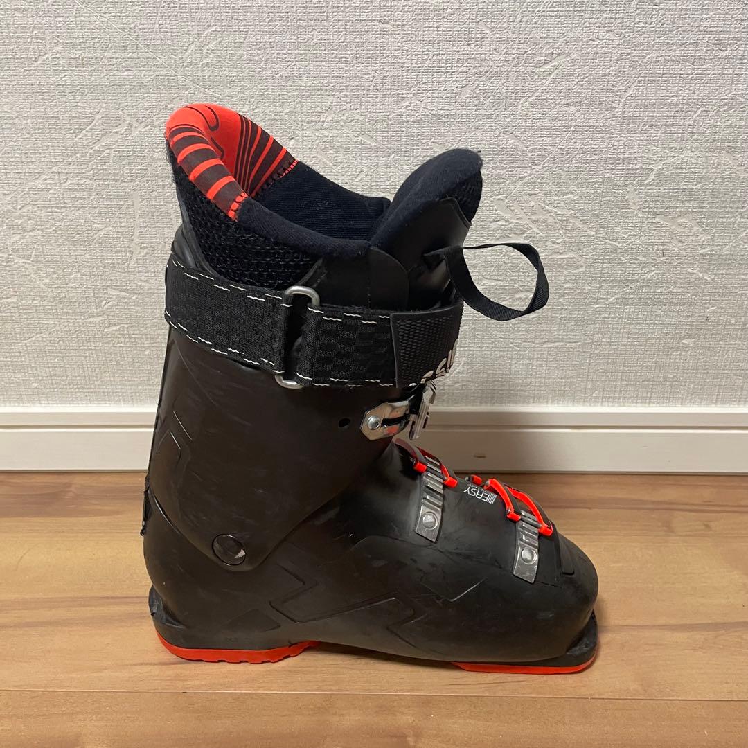 FISCHER150cm ROSSIGNOL24.5cmストック付きスキーセット