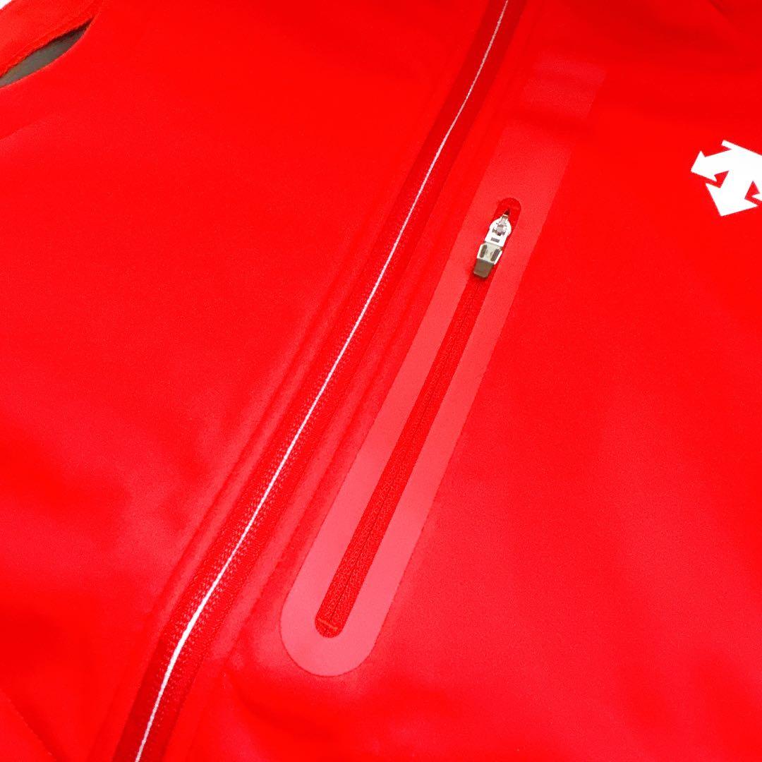 【美品】スキーウェア デサント ソフトシェルベスト DWUSJK63 SS