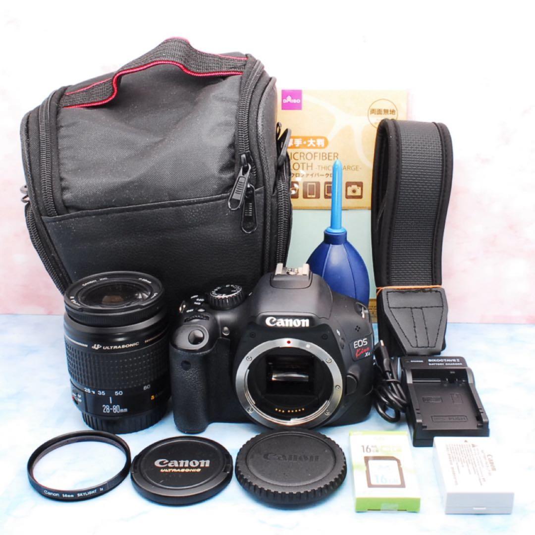キャノン Kiss X4◎一眼レフカメラ◎バッグ付◎簡単操作◎初心者向け