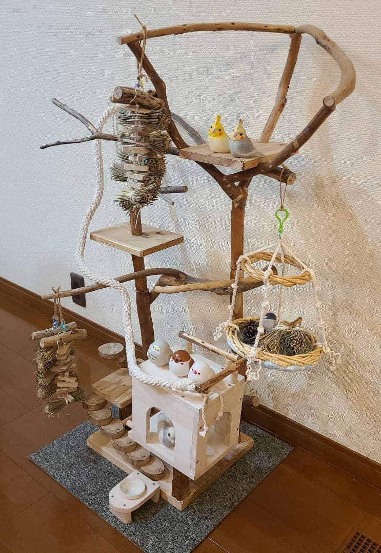 ③ ☆てん☆オーダーバードアスレチック　流木　ハンドメイド