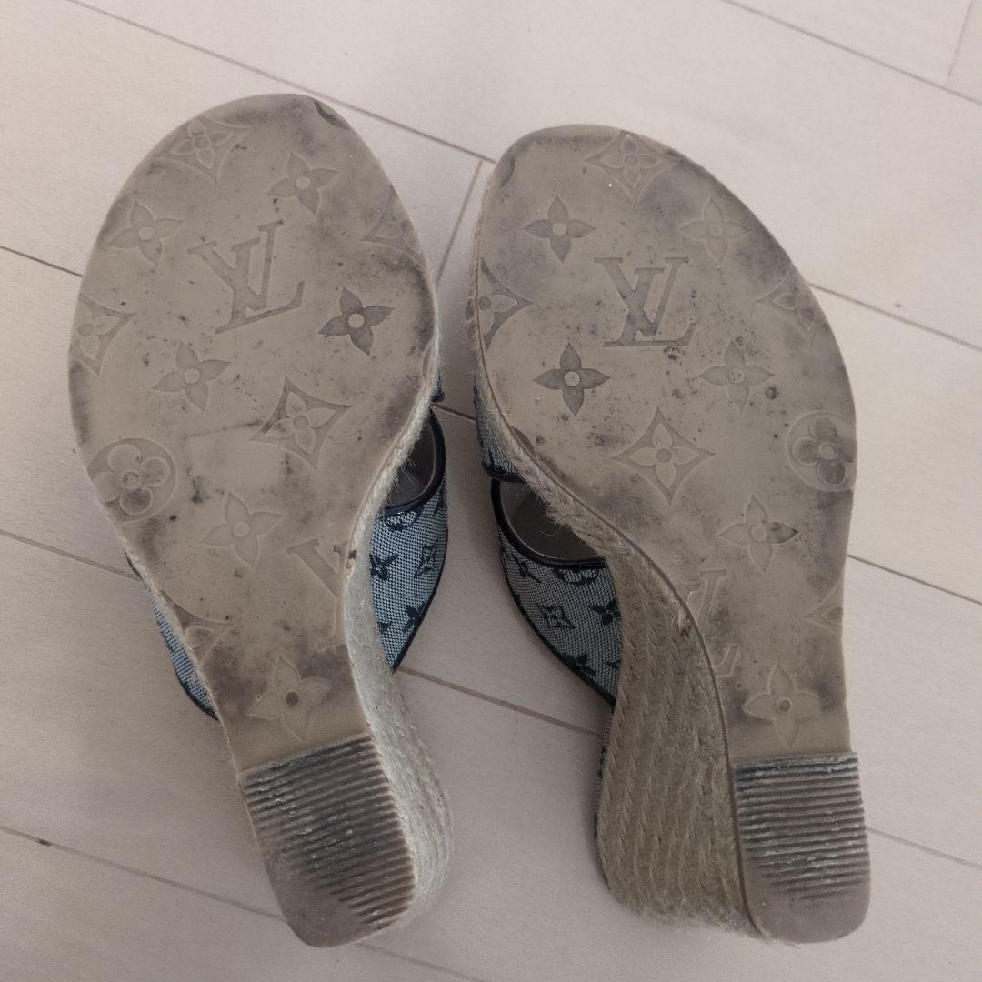 Louis Vuitton 青 エスパドリーユサンダル