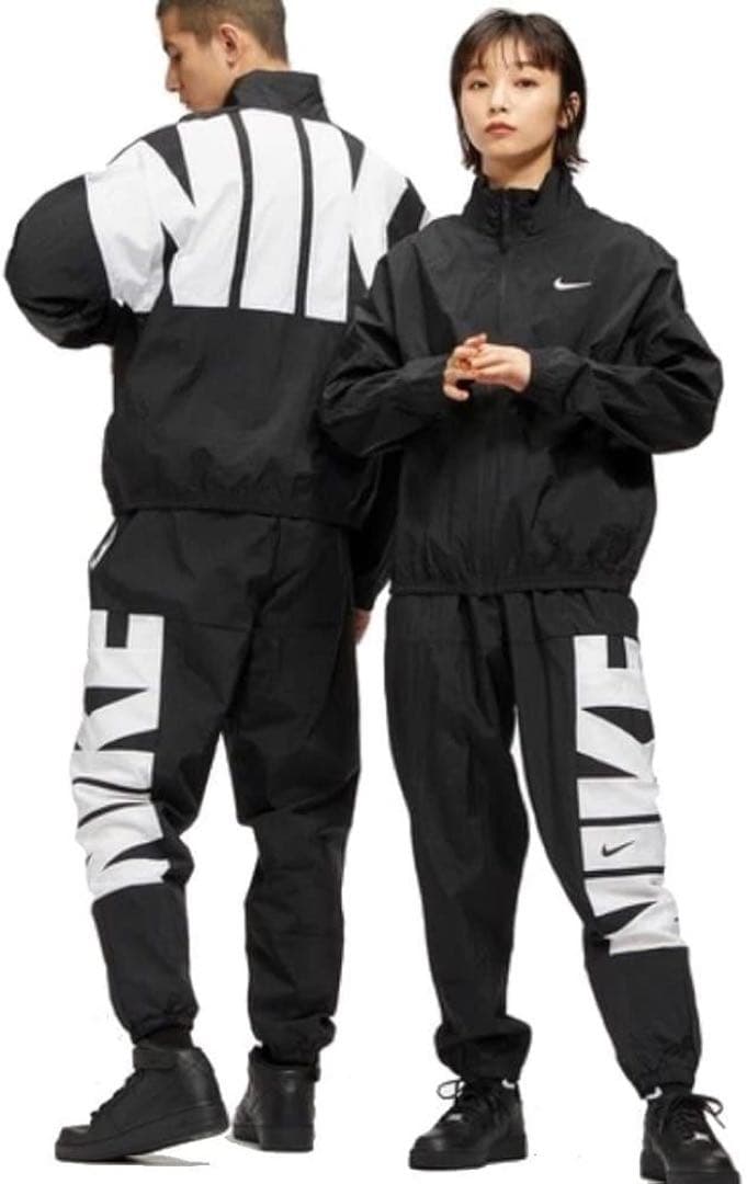 00s Nike ブラック ジャケット・パンツセット XXL