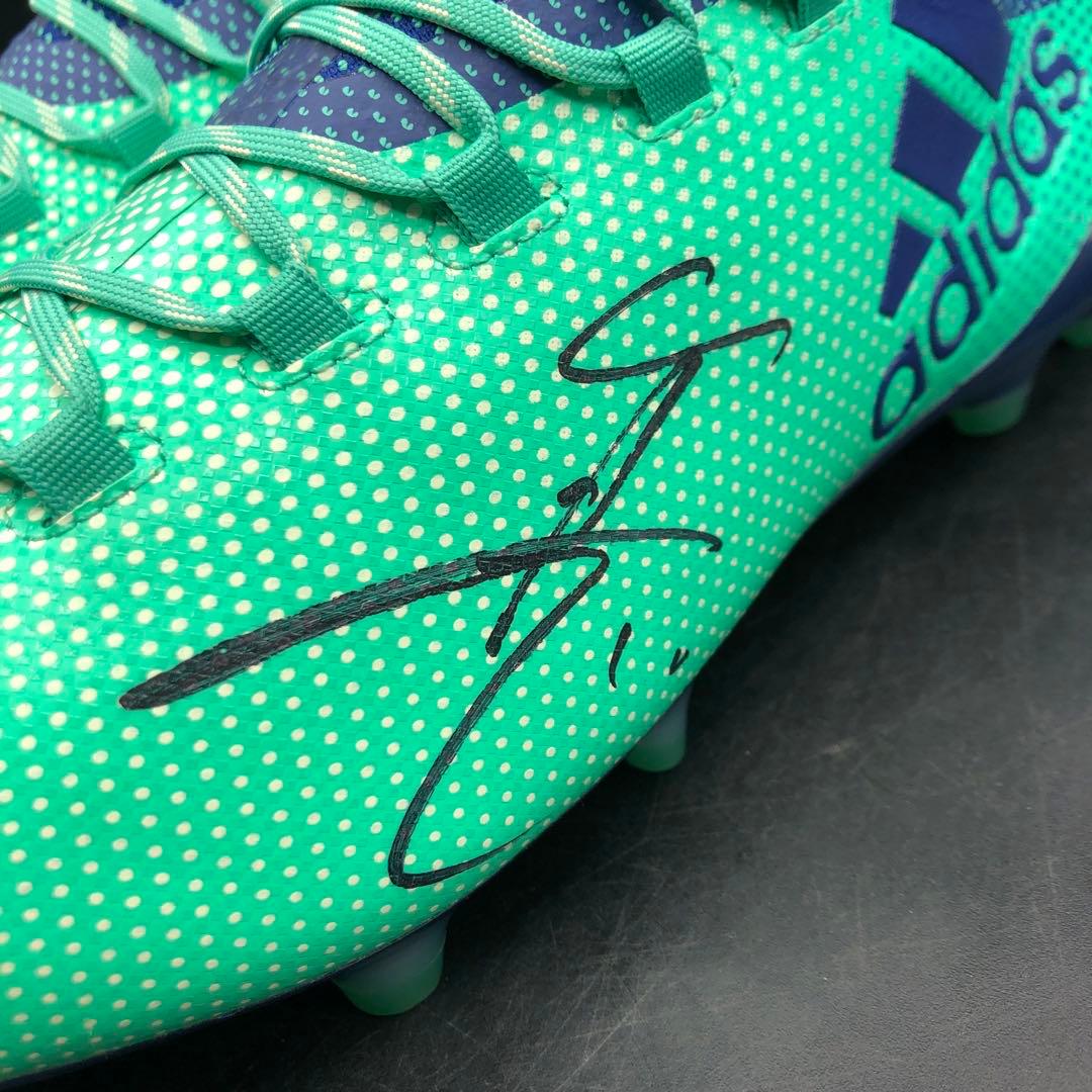 8M4566 香川真司 サイン入り #10 adidas サッカーシューズ