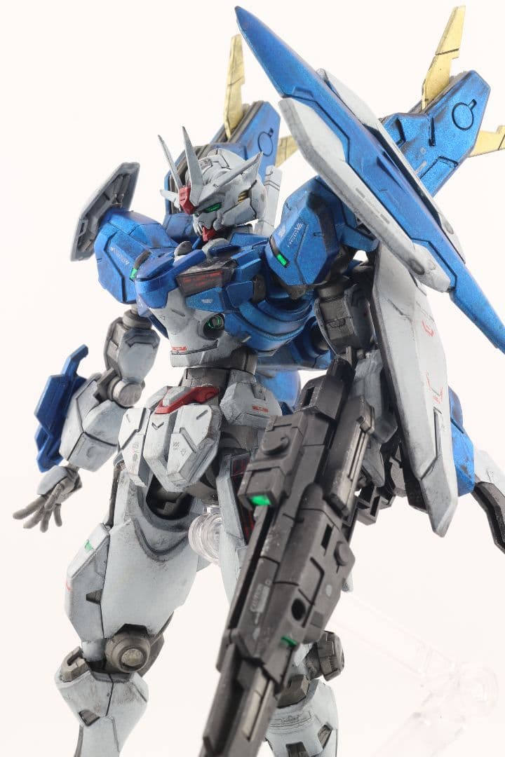 HGガンダムエアリアル改修型　完成品　ジオラマのセット