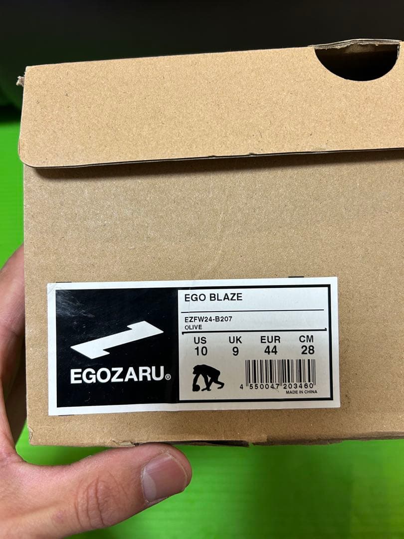 シューズ(男性用) EGOZARU EGO BLAZE OLIVE