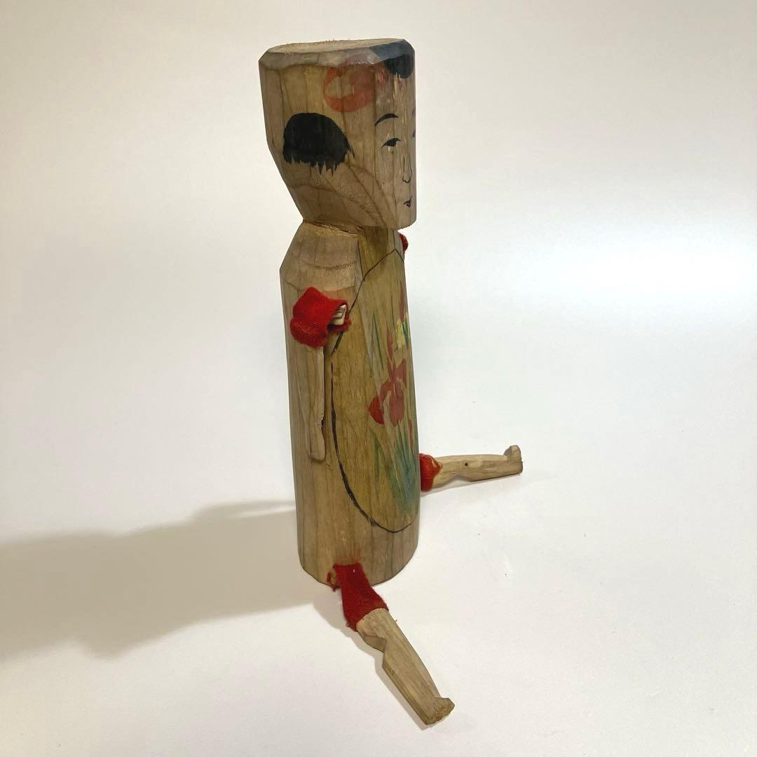 郷土玩具　古作　熊本　日奈久　べんた人形　おきん女人形　木彫り　こけし　民芸