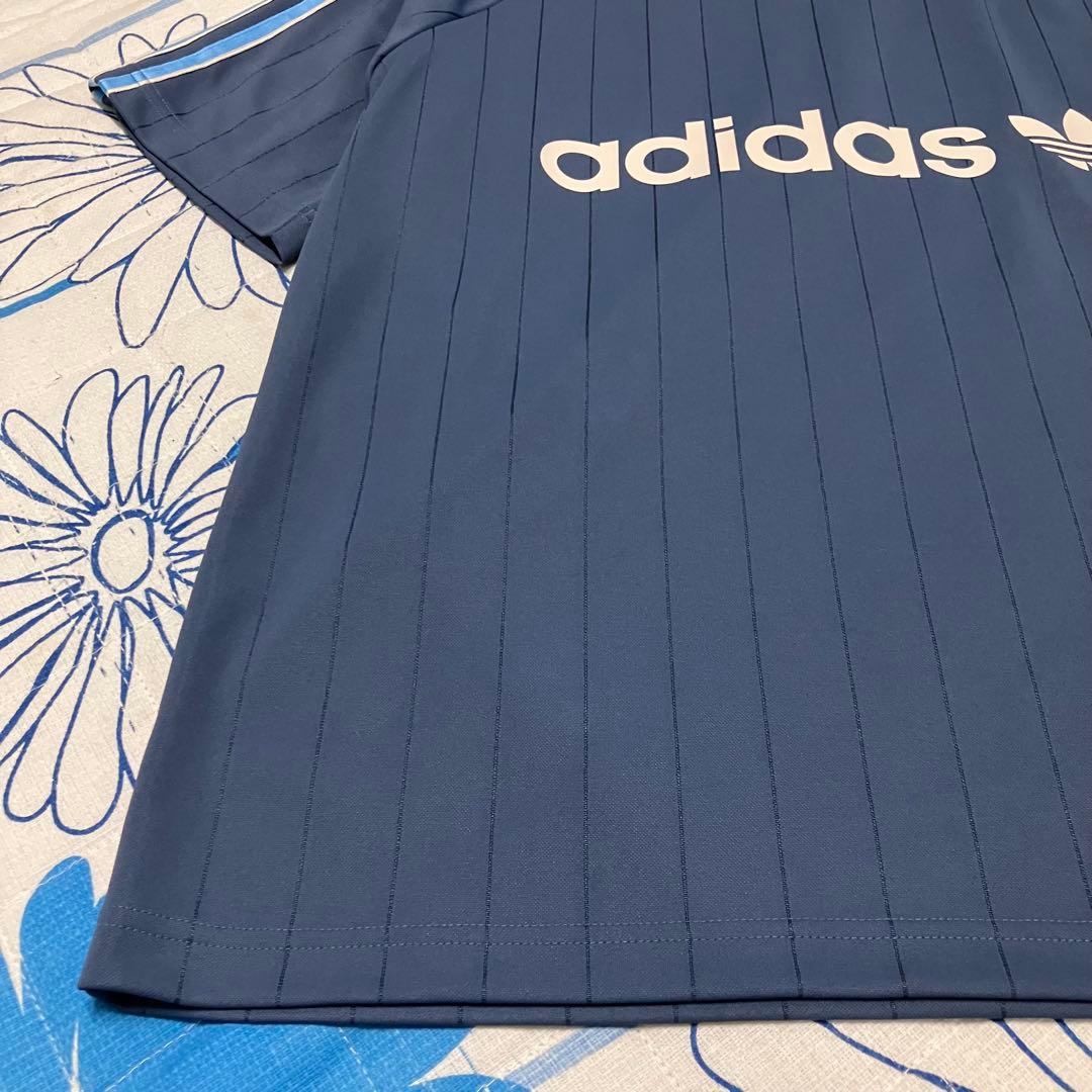 【希少】adidas Originalsピンストライプ　ジャージー　ゲームシャツ
