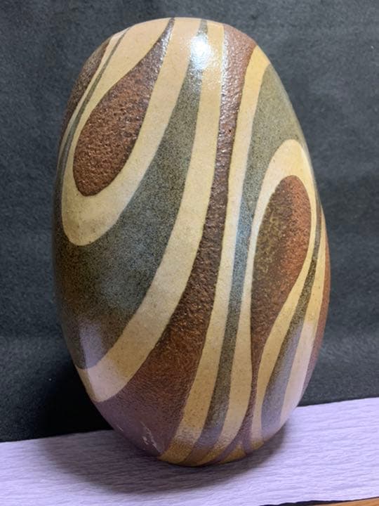 中島卓　象嵌壺　飛鳥窯