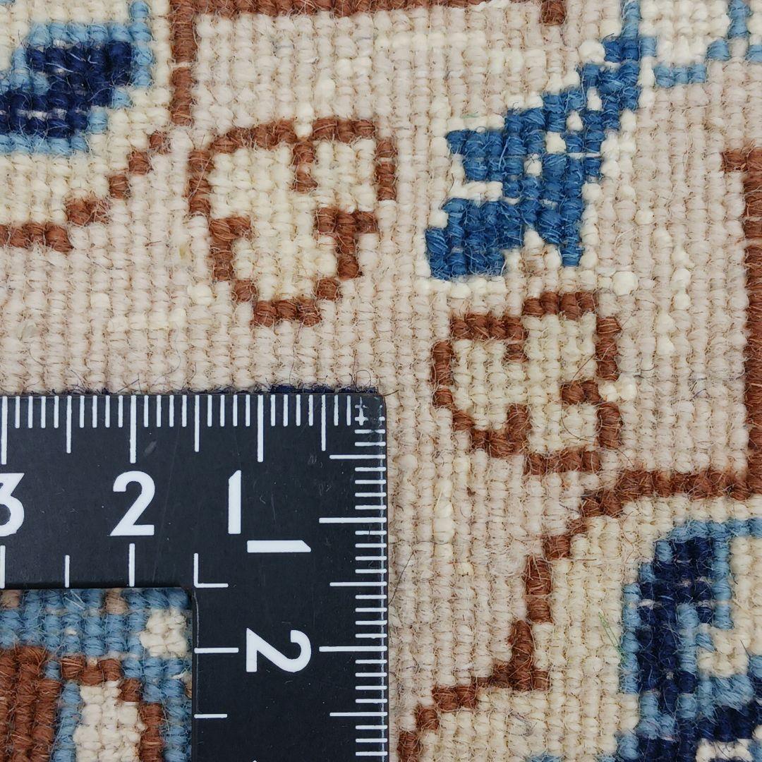 専用Y2000 ペルシャ絨毯 イラン ナイン産 ウール 手織り 127×90㎝