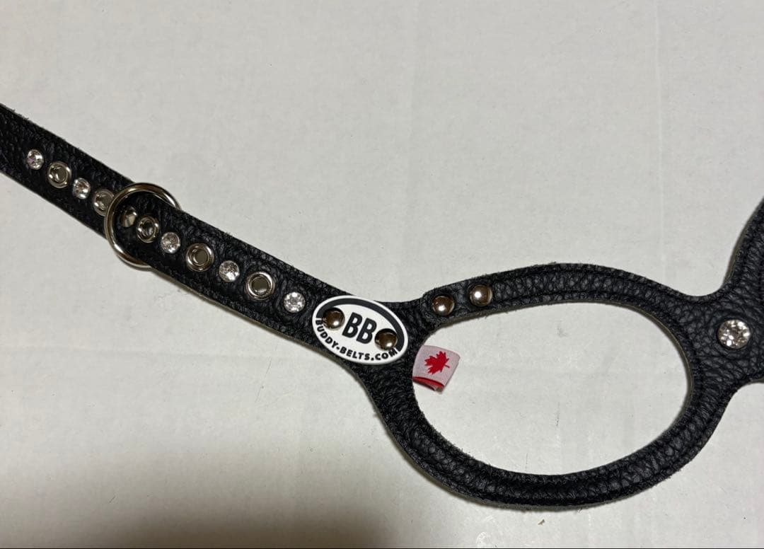 バディベルト「BLACK）2,5号リードセット スワロフスキー付