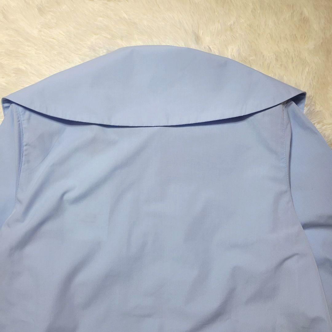 ♡受注生産♡トーマスマグパイ♡ ビッグカラー シャツ サックス