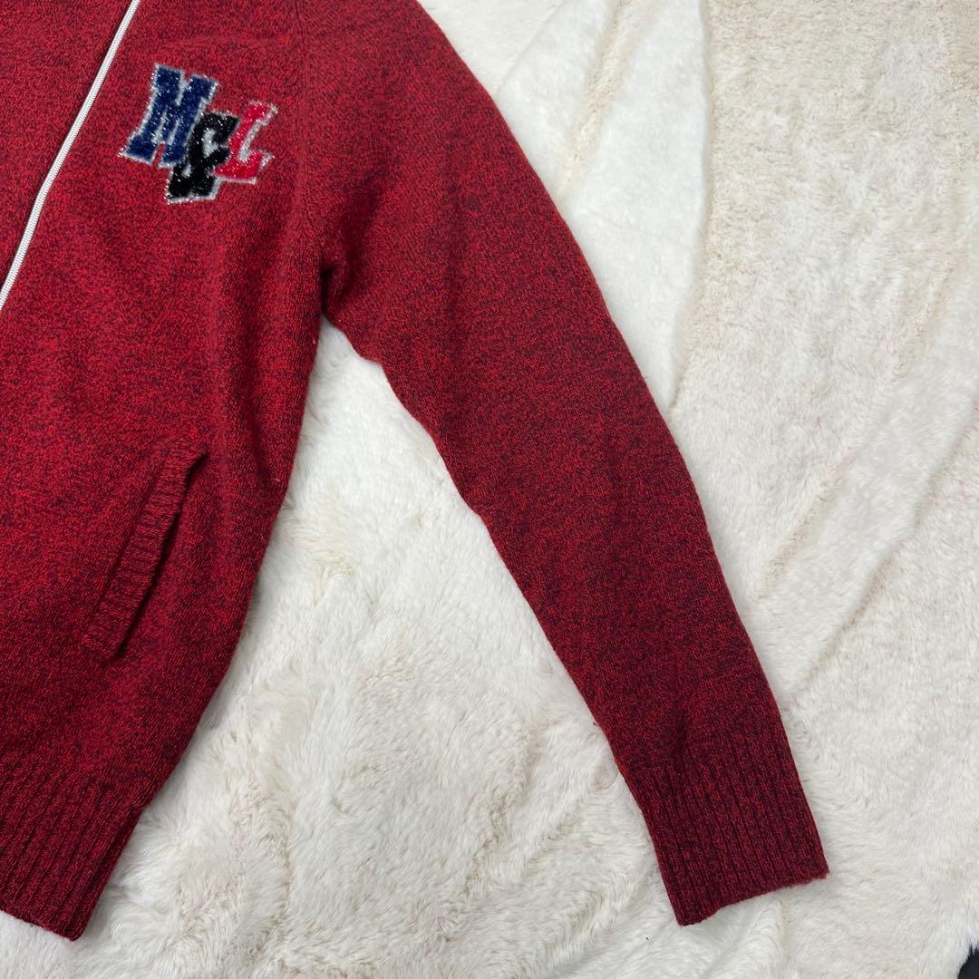 ✨希少✨MARK & LONA スカルロゴ ジップアップ ニット L