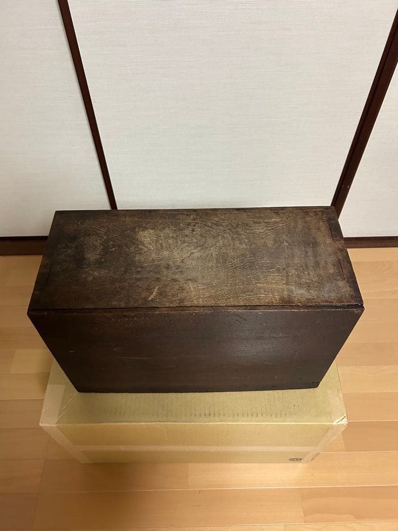ち*み様 アンティーク　小引出し薬箪笥 昭和初期　木製小引き出し レア物