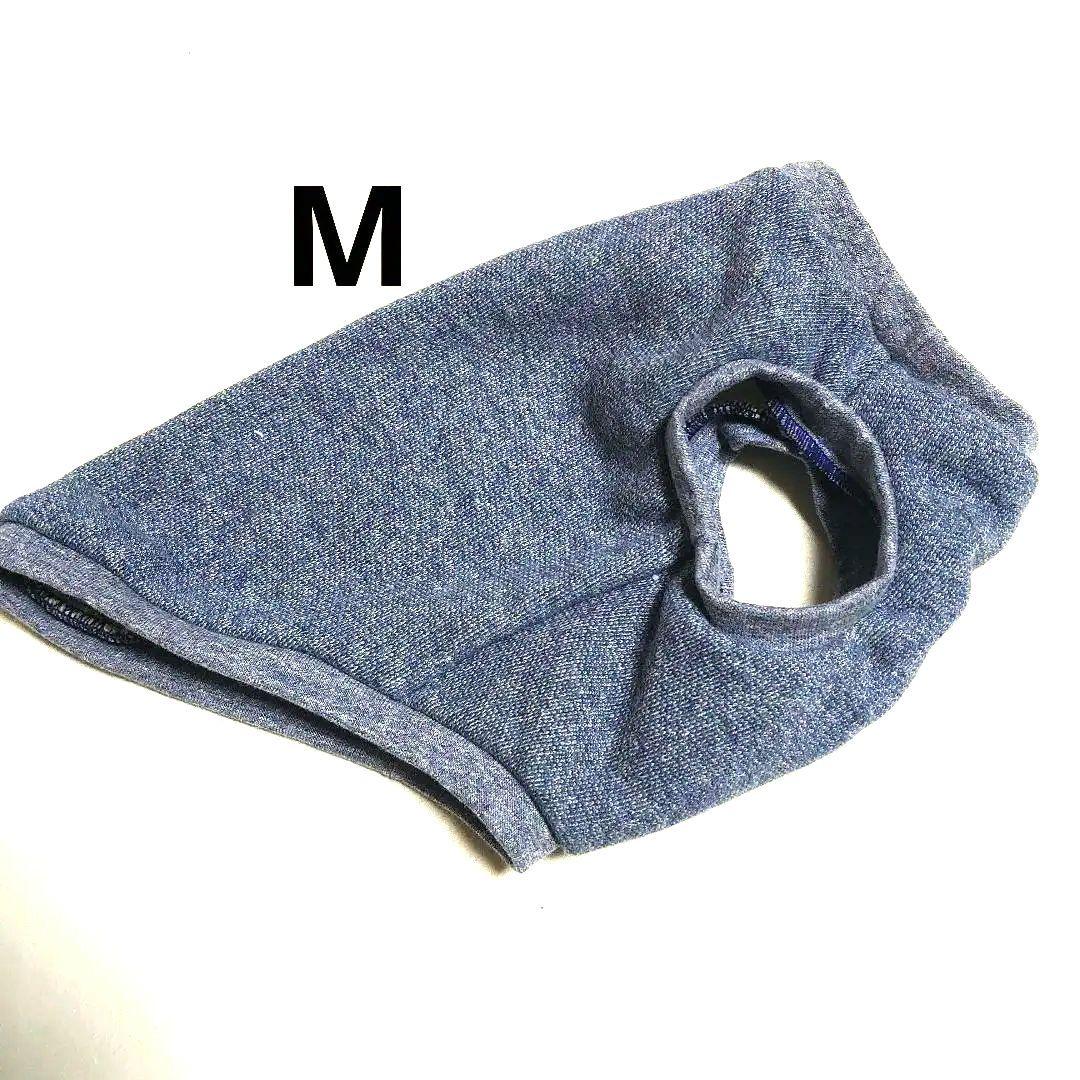 犬服 Mサイズ　わんこの普段着　杢デニムカラー