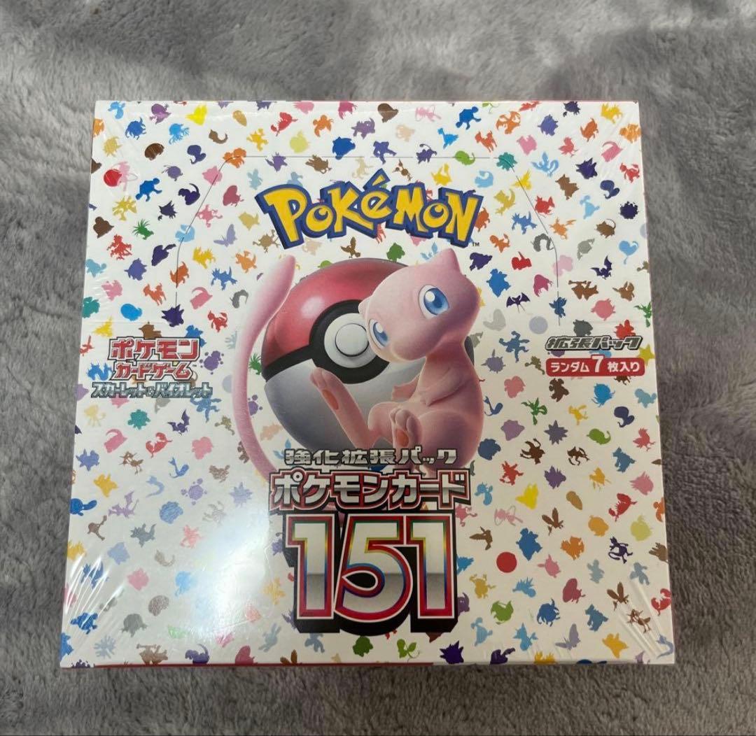 【未開封】ポケモンカード151 BOX シュリンク付き