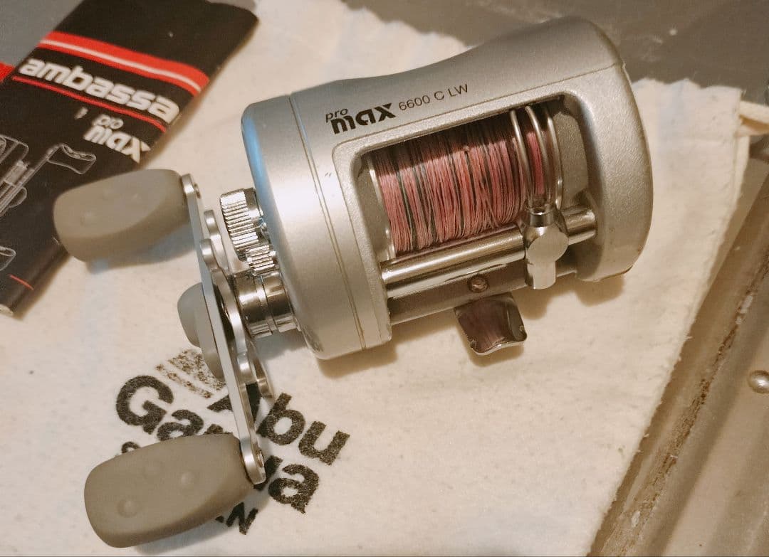 ABU Pro Max 6600 C LW　純正パワーハンドル