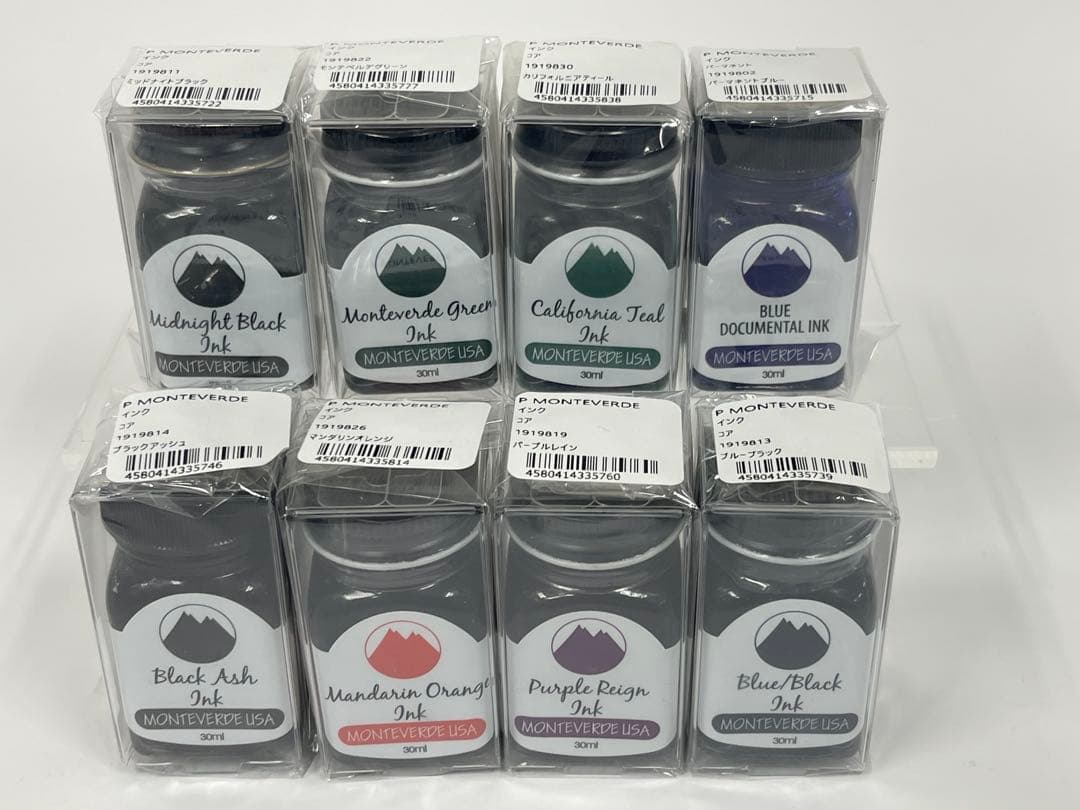 筆記具⑤ モンテベルデ 「コア」コレクション30ml 12色セット