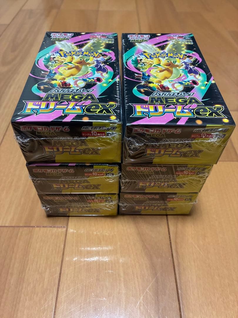 ポケモンカード　MEGA ドリームex 6BOX シュリンク付