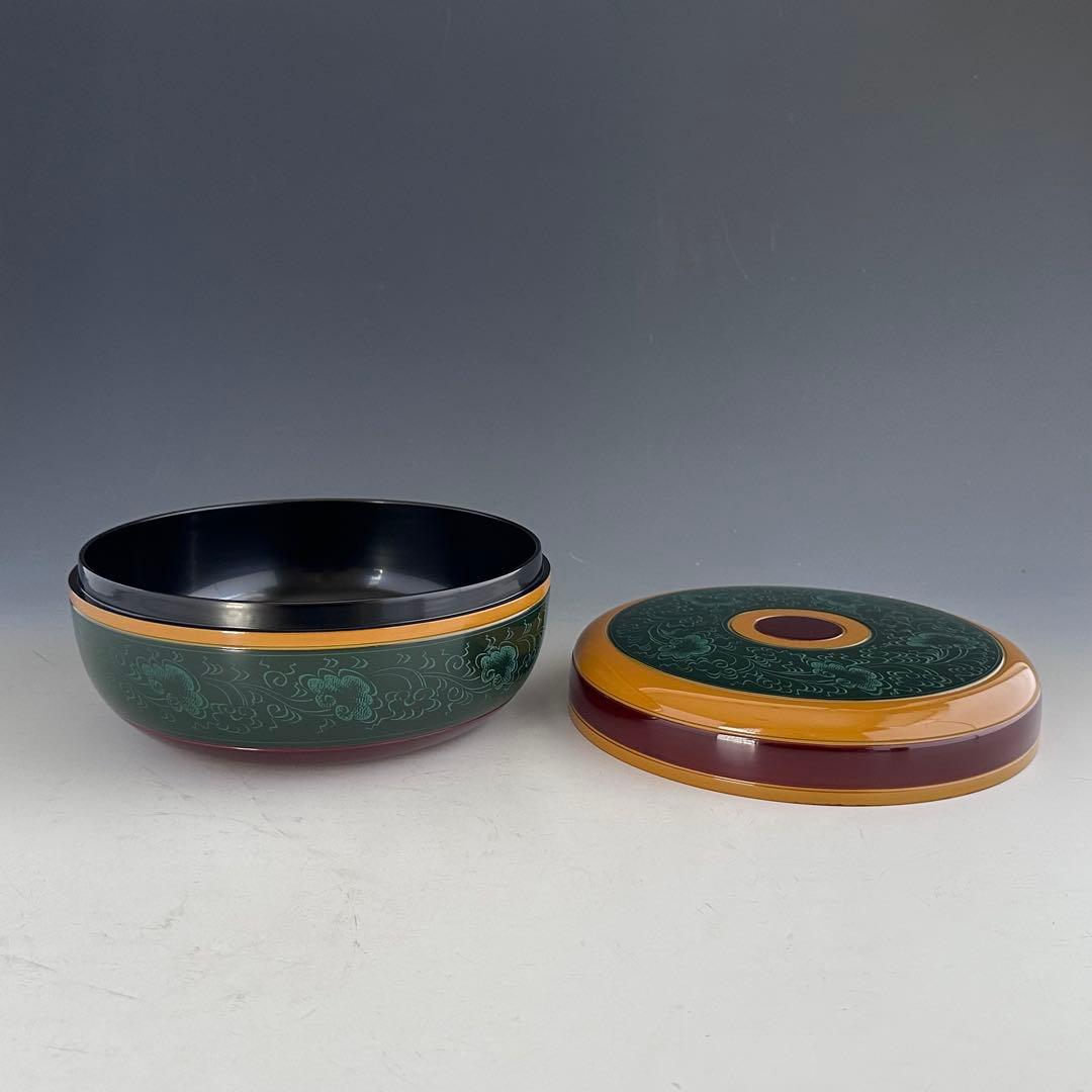 茶道具　惺斎好　独楽塗　喰籠　菓子器　山中塗　辻石斎　共箱　漆器　漆芸　茶会