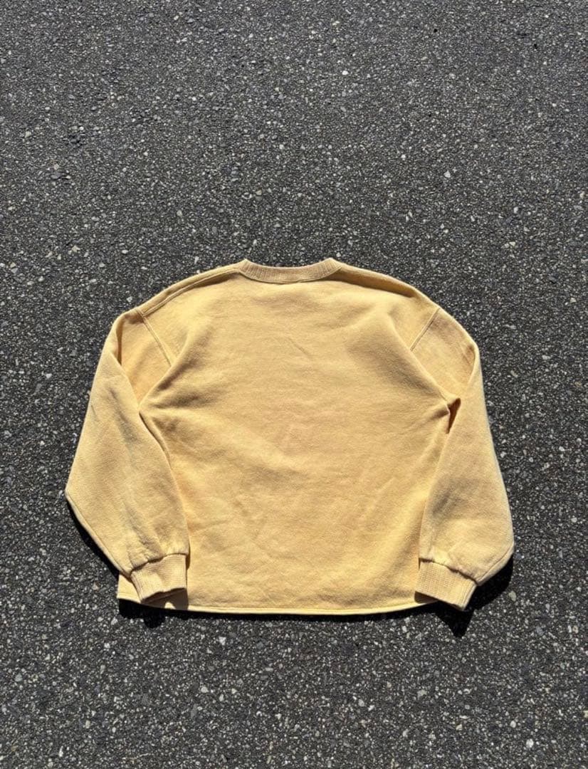 80s ラッセルアスレチック スウェット 針抜きリブ usa製 短丈