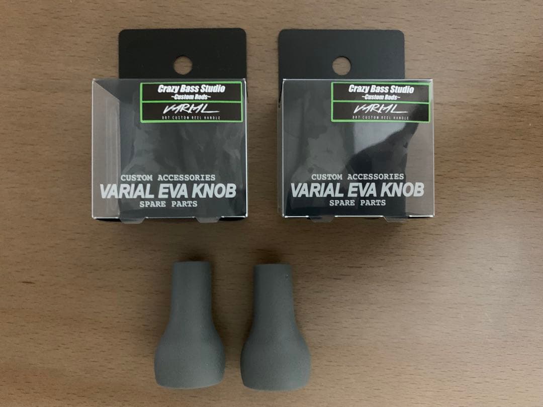 DRT クレイジーバススタジオ　バリアル EVA スリムノブ カモ グレー　3個