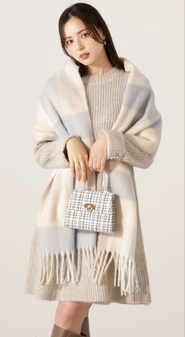 【新品】プロポーションボディドレッシング　ニットミニワンピース