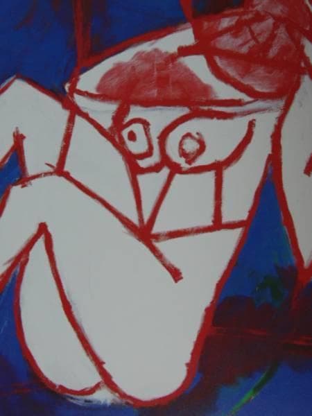 池田満寿夫、絶筆２（絶筆）、希少画集画、高級額装、状態良好