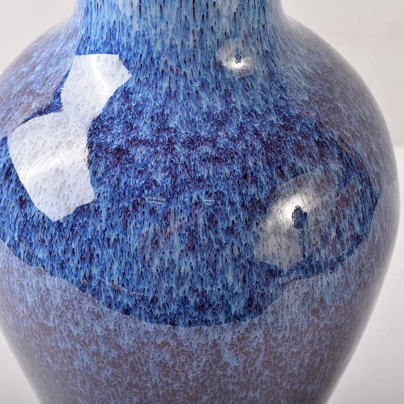 中国　大清康熙年製　海鼠釉瓶　M　R8741B