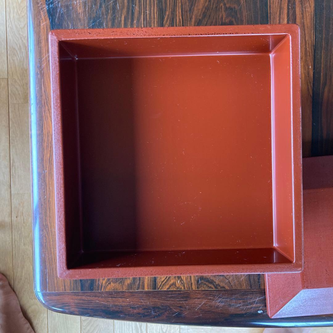 赤木明登　　重箱赤　3段