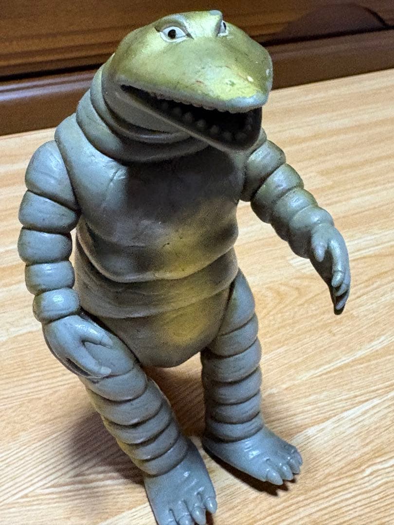 昭和レトロ43年前1983バンダイ日本製地底怪獣テレスドン ソフビ フィギュア