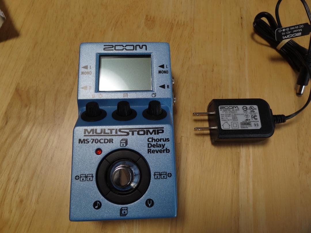 ZOOM MS-70CDR ギターエフェクター　純正アダプター