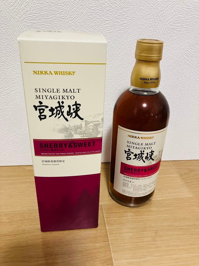ニッカ　宮城峡SHERRY & SWEET 500ml シングルモルト　箱付