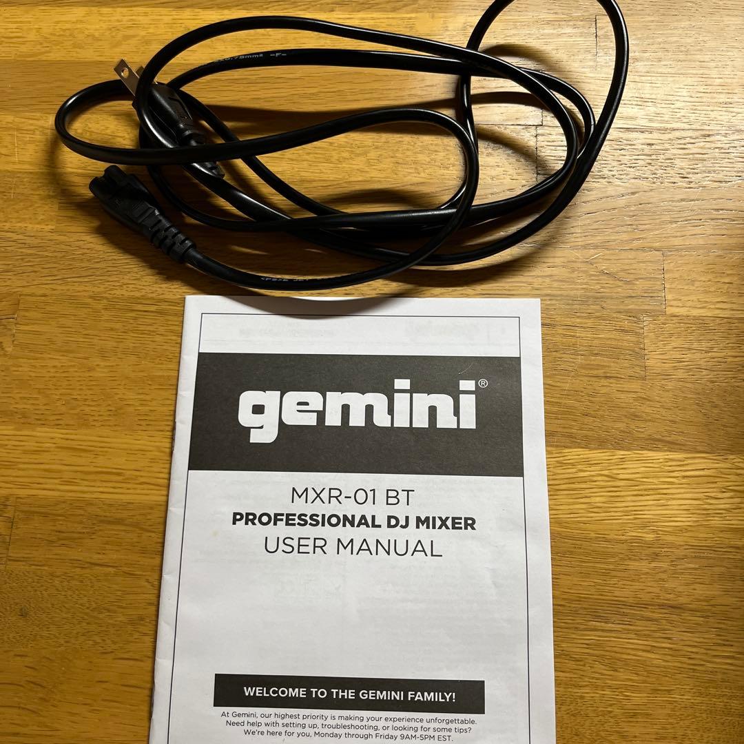 gemini MXR-01 BT DJミキサー