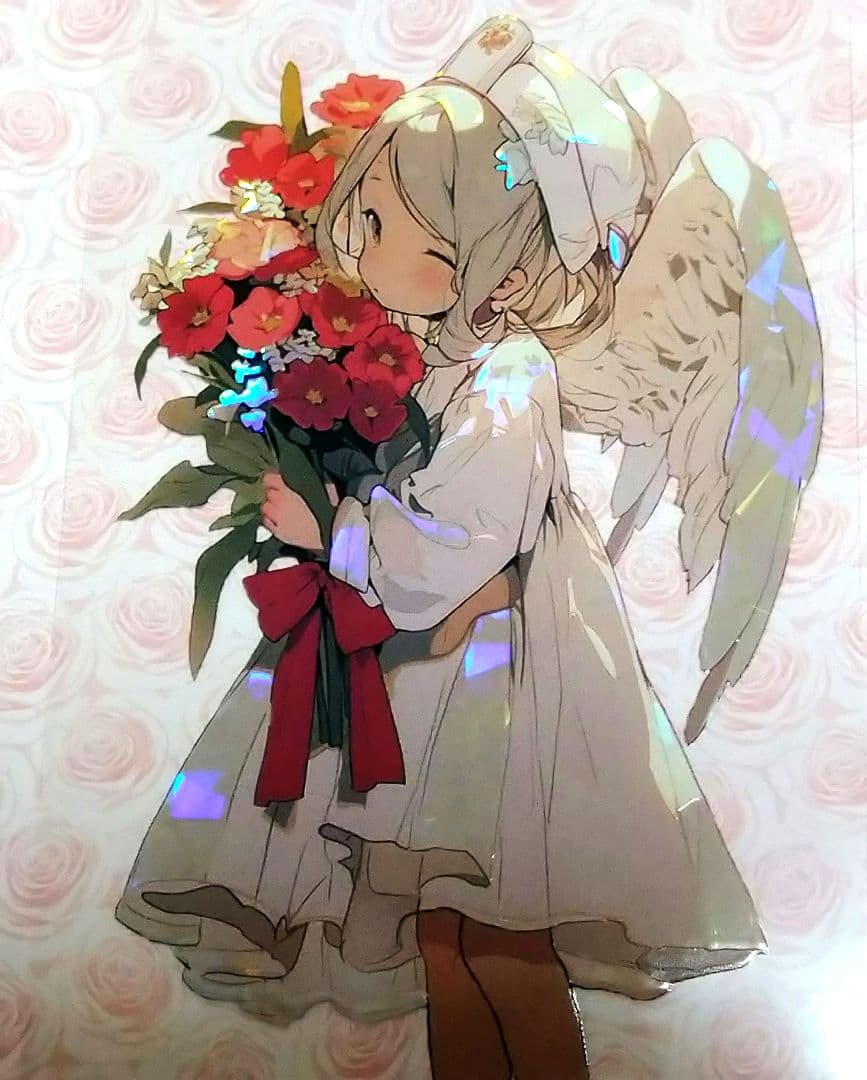 のこり２✩廃盤品✩J677＃小天使(贝壳光)梦游切り売り海外人物女の子AIマステ