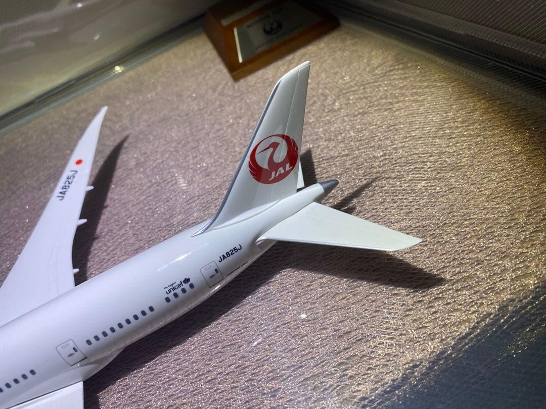 JAL ボーイング　B787 アメリカンエクスプレスプラチナカード発行記念　模型