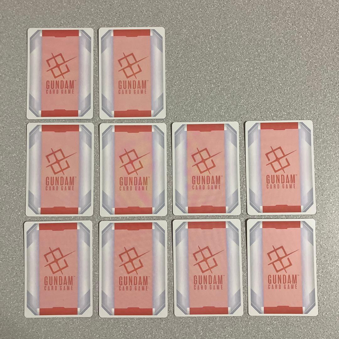 ☆ガンダムカードゲーム☆リソース☆10枚セット☆スーパーパラレル☆未使用☆C++