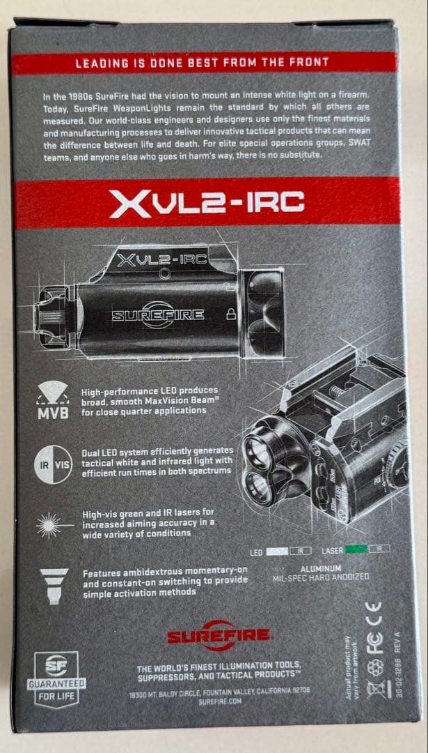 surefire XVL2-IRC 【新品未開封】